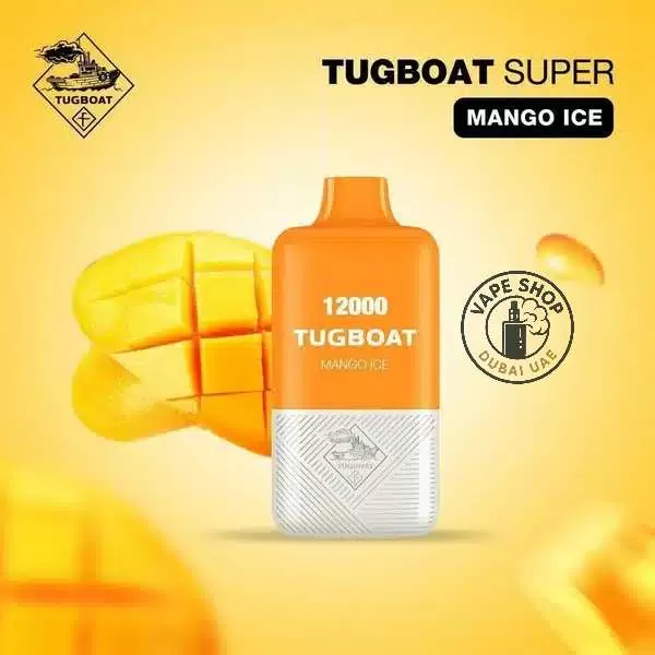 Tugboat Super 12000Puffs Disposable 1.0ohm Rechargeable Vape in Dubai UAE - Image 3