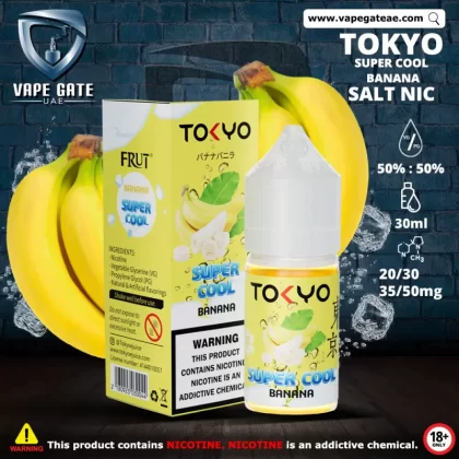 Tokyo Super Cool Banana Saltnic 30ml