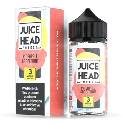 JUICE HEAD FREEZE – PINEAPPLE GRAPEFRUIT 100ML - Vapebazaar Pk