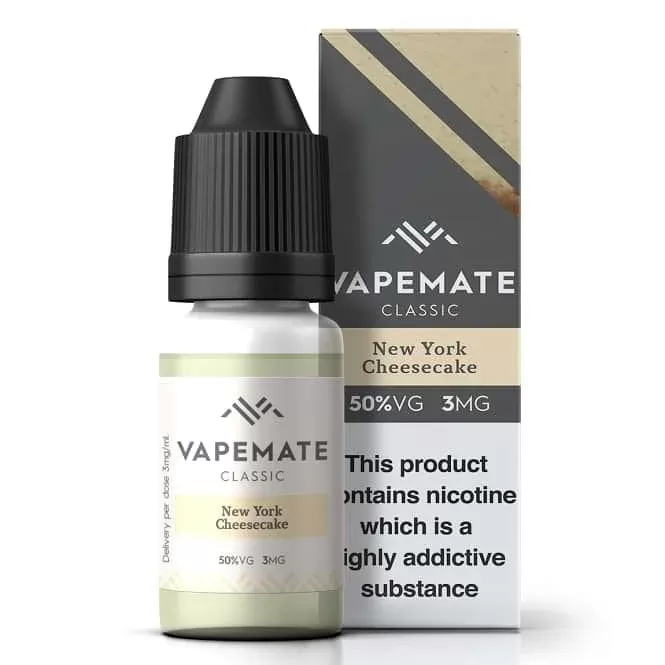 Vapemate New York Cheesecake E Liquid (10ml)