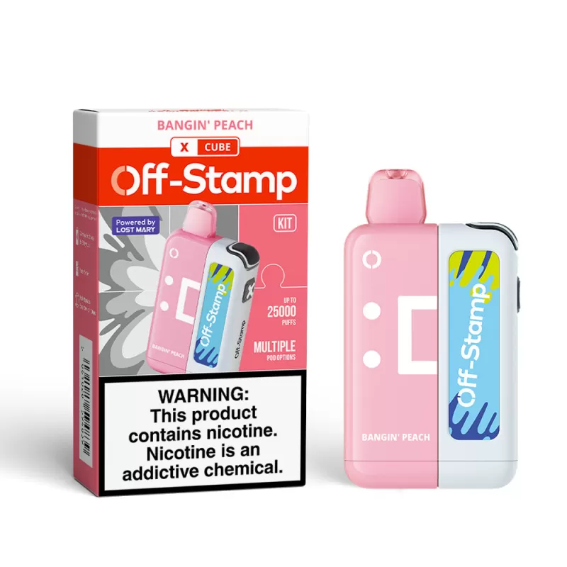 Off-Stamp X-CUBE 25K Disposable KIT Powered By LOST MARY – 25000 Puffs - Hawaiian Popsicle/Pineapple Passion Orange - Image 2