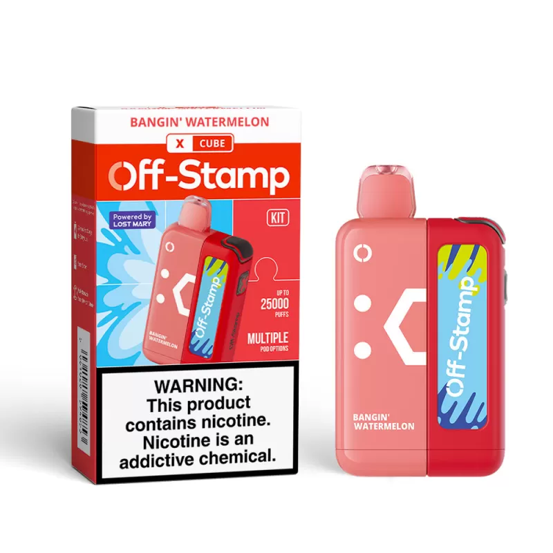 Off-Stamp X-CUBE 25K Disposable KIT Powered By LOST MARY – 25000 Puffs - Hawaiian Popsicle/Pineapple Passion Orange - Image 3