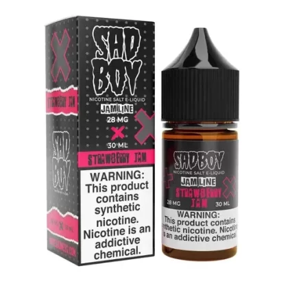 SadBoy JamLine Strawberry Jam Synthetic Nicotine 30ml Salt E-Juice