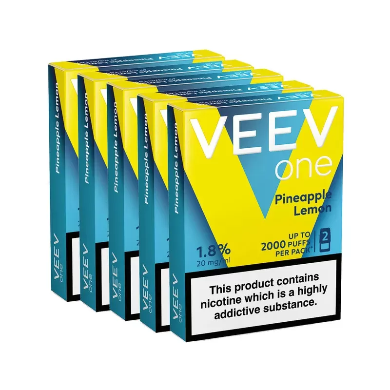 VEEV ONE Pineapple Lemon Pod Bundle (5 Packs) - Ejuicewarehouse