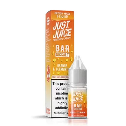Just Juice Bar Orange & Clementine Nic Salt E-Liquid - Vapestreams Co