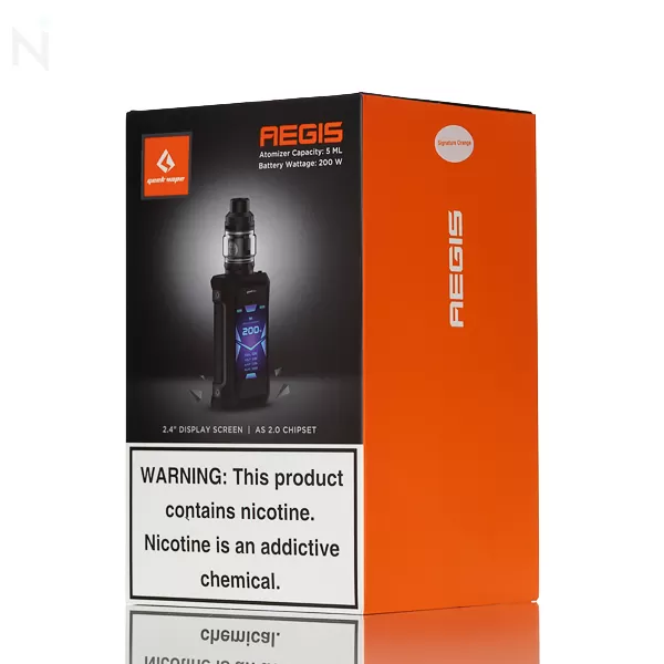 GeekVape Aegis X 200W Zeus Starter Kit - Green Black - Image 3