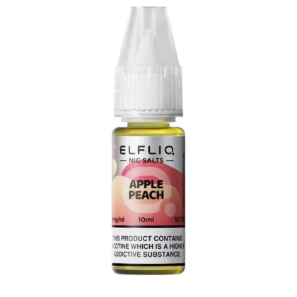 Elfliq Apple Peach Nic Salt E-Liquid - Vape Product, Vape Product