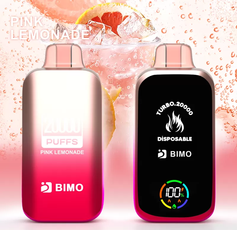 BIMO Turbo 20000 Puffs – Pink Lemonade - Ozvapeone (ED6A42)