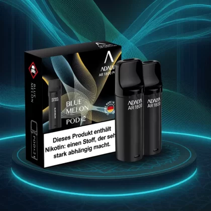 Adalya Alpha Pods – Blue Melon – (2er Pack) - Adalya / Nikotinbenzoat / Propylenglykol / Aromastoffe / Glycerin