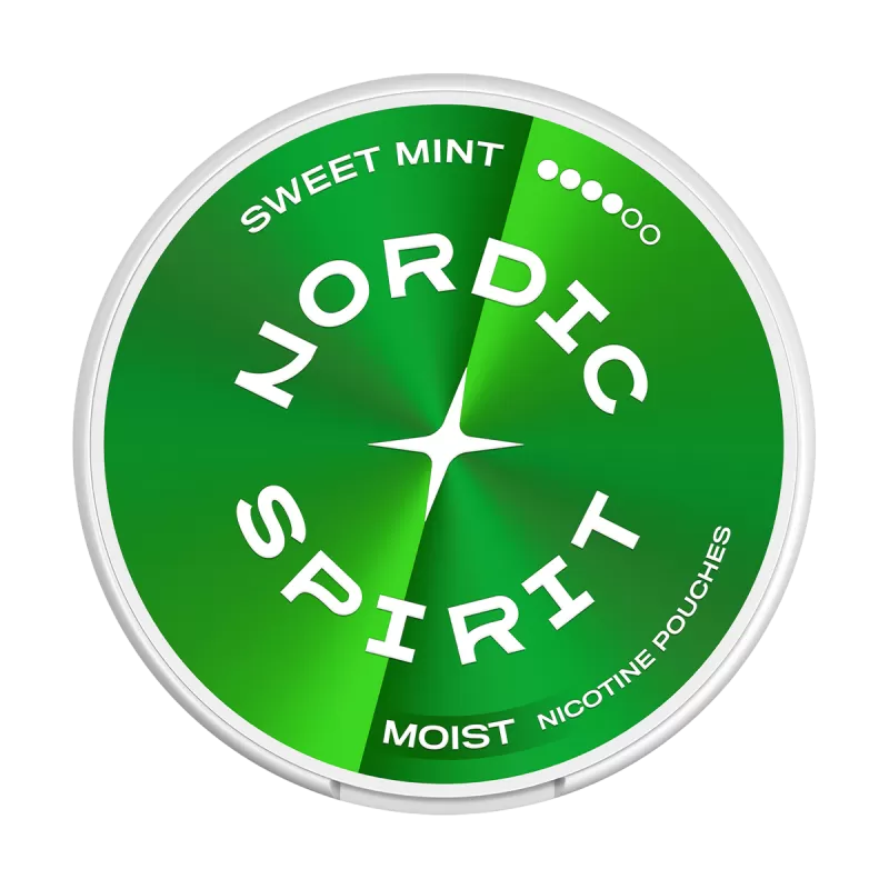 Sweet Mint Nordic Spirit Nicotine Pouches - 12mg - Vape Product (B68550) - Image 3