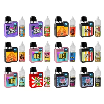 Geekvape Digi-Q Kit + Daddy’s Vapor 10mL Salts 50mg (Pod System + E-Liquid) - Options#Kit Color Purple - Flavor Sour Watermelon Strawberry 50mg>Kit Color Black - Flavor Nirvana 50mg>Kit Colo (083EC4)