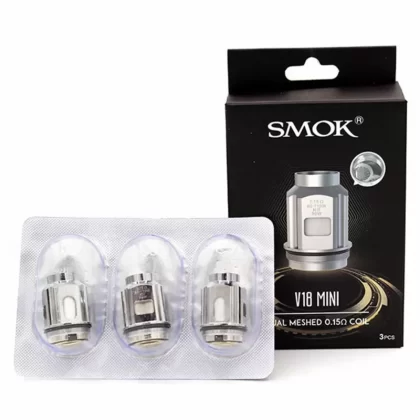 SMOK V18 Mini 3-Pack Vape Coils - 0.15ohm, 0.2ohm