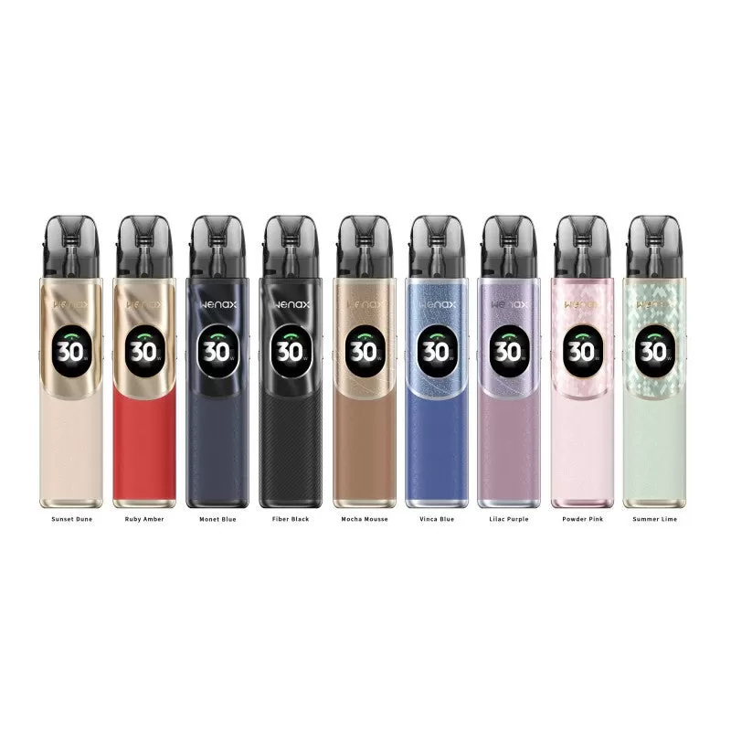 GeekVape WENAX Q2 Pod Kit - Fiber Black - Vapeciga - Image 2