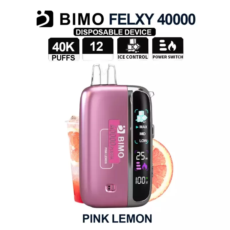 BIMO Felxy 40000 Kit – Pink Lemon - Ozvapeone