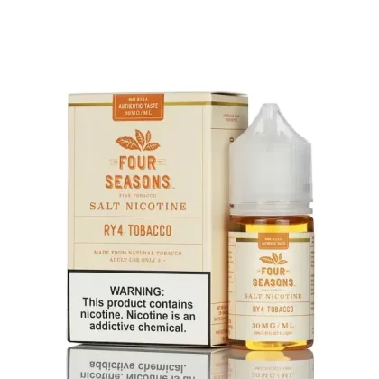 Four Seasons Salt Nicotine - RY4 Tobacco - 30ml - 50mg