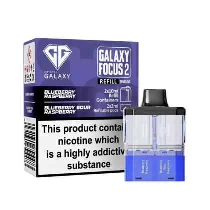 Blueberry Raspberry Crystal Galaxy 30K Focus 2 Puff Kit - Eliquidsupply