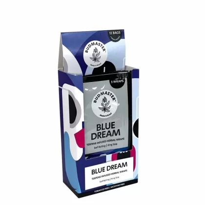 Budmaster Wraps Blue Dream - Product#Blue Dream~Packaging#12 Packs of 5 (60ct)>Single Pack of 5 (0177E2)