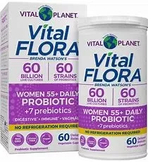 Vital Flora 60B, 60 Strain, Women 55+, 60ct – shelf