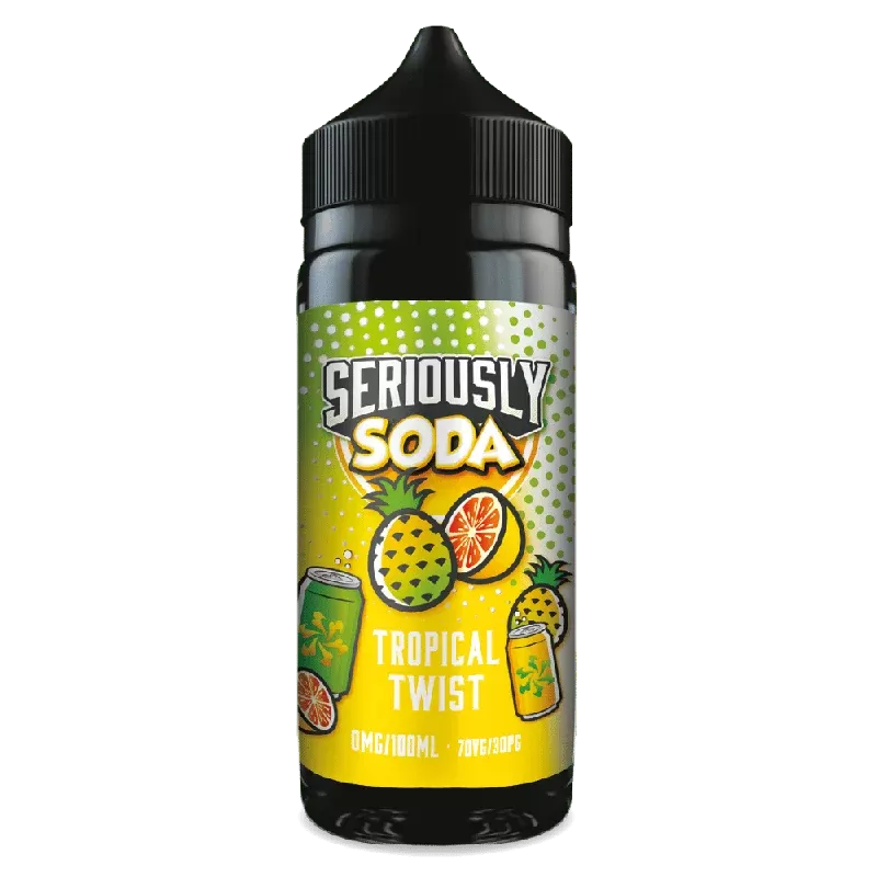 Doozy Seriously Soda 100ml E-Liquid Shortfill Tropical Twist - Title#0mg
