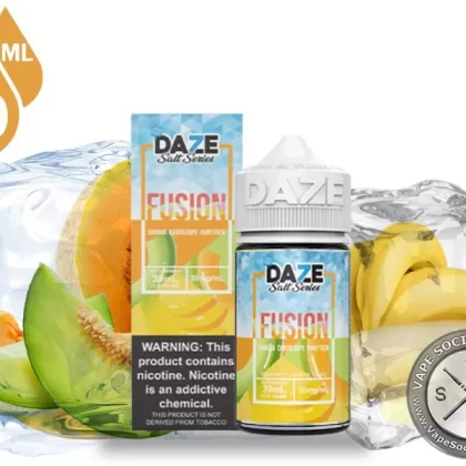 Banana Cantaloupe Honeydew Iced 7 Daze Fusion Salt 30ml - Vape Product, Vape Product