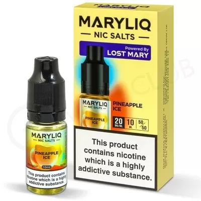 Pineapple Ice Nic Salt E-Liquid by Lost Mary Maryliq - Ecigpremium