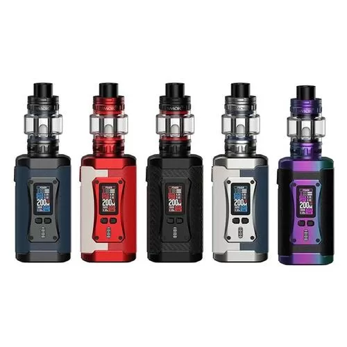 SMOK Morph 2 230W TFV18 Kit - Black, Black Carbon Fiber (364AF3)