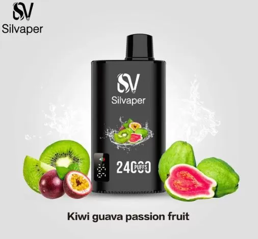 Silvaper Disposable Vape 24000 Puffs - 20 mg / Strawberry Kiwi - Image 2