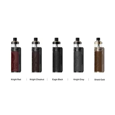 VooPoo Drag X PnP-X Kit | 80w - Color#Knight Red>Knight Chestnut>Eagle Black>Knight Gray>Sapphire Blue>Victory Rainbow