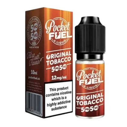 Original Tobacco 50/50 E-Liquid by Pocket Fuel (10ml) - 18mg