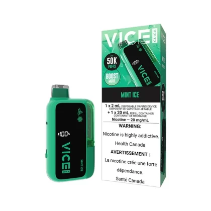 Vice Click Disposable Vape – 50,000 Puffs – Mint Ice - Ecigdepot