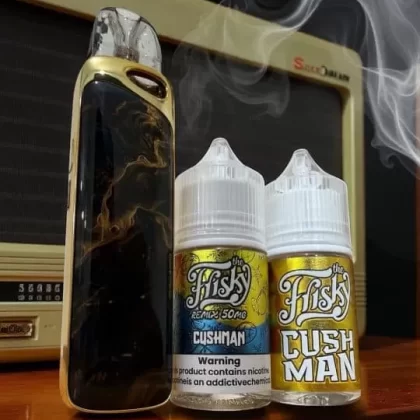 FRISKY REMIX CUSHMAN SUPER ICED SALT VAPE ELIQUID - Elegantvapestore