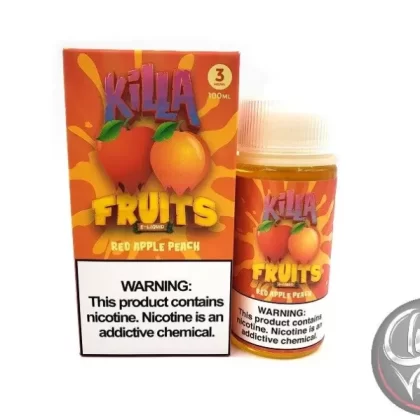 Red Apple Peach 100mL E-Liquid by Killa Fruits