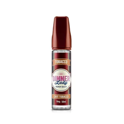Dinner Lady 50ml Shortfill – Tobacco Range – Cafe Tobacco
