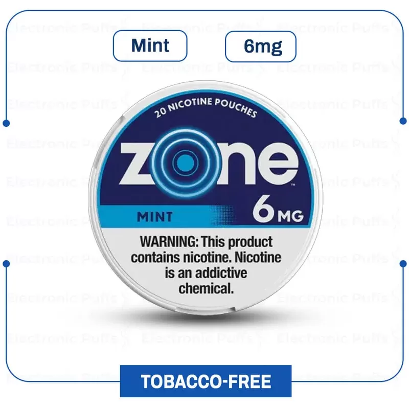 Buy zone Mint 6mg Nicotine Pouch Online | Fast Shipping