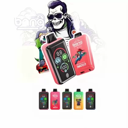 Bang Ice Level 36000 Puffs Disposable Vape, Adjustable Ice - Watermelon Ice, Love 66; 3-nicotine, 2-nicotine
