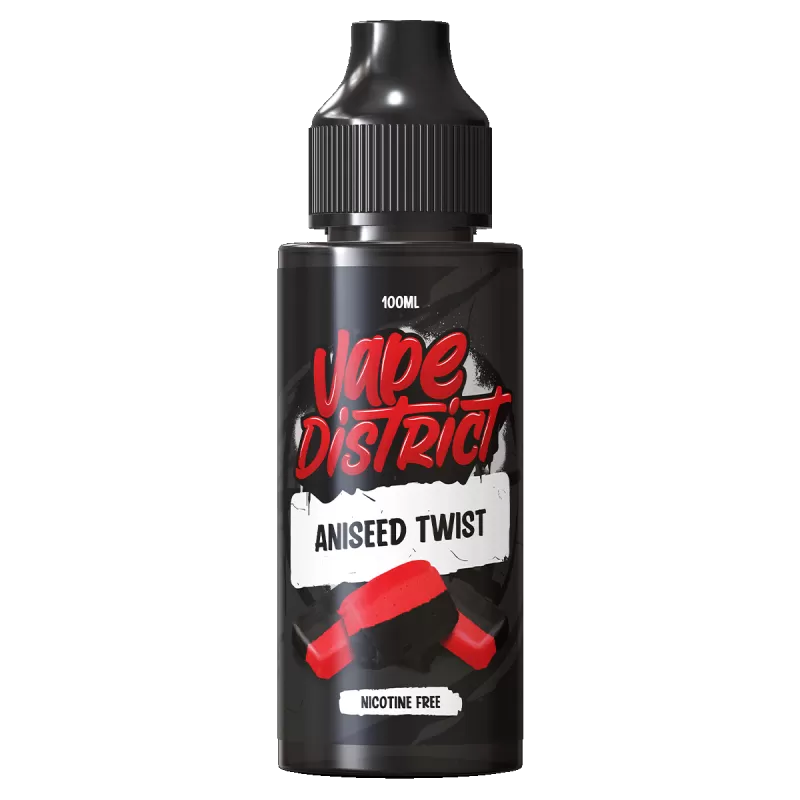 Aniseed Twist by Vape District 100ml - NIC SHOTS (FREE)