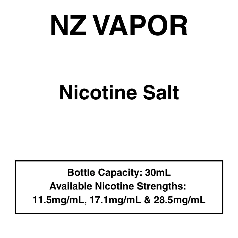 Vapure – Nic Salt – 30mL