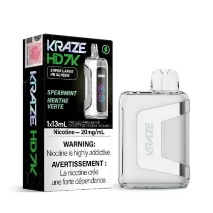 Kraze HD 7K – Spearmint Disposable Vape