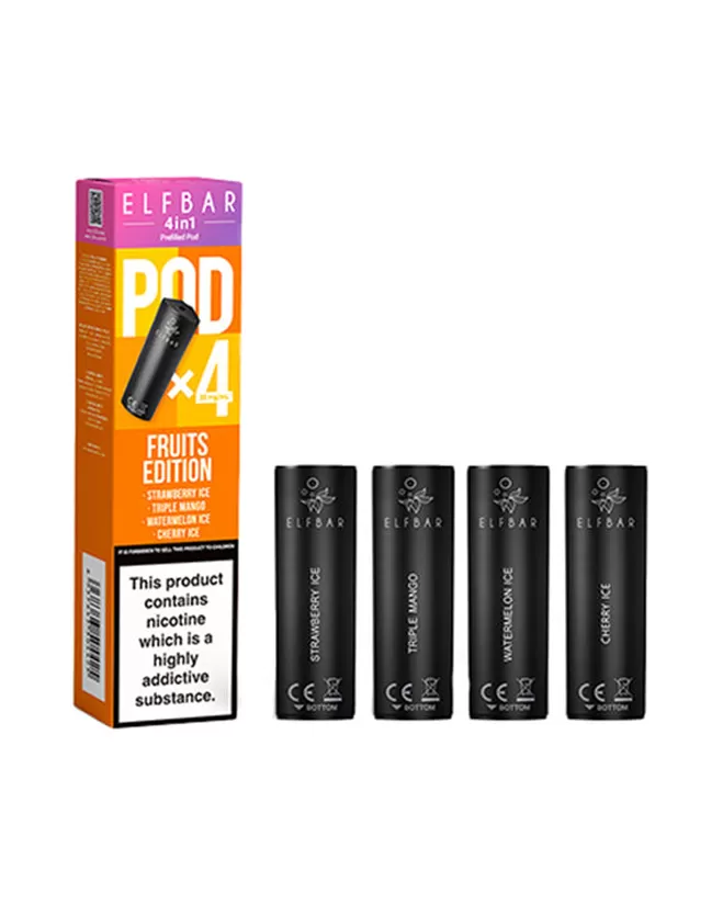 Elf Bar 4-in-1 Refill Pods (x4) - 88Vape - Image 2