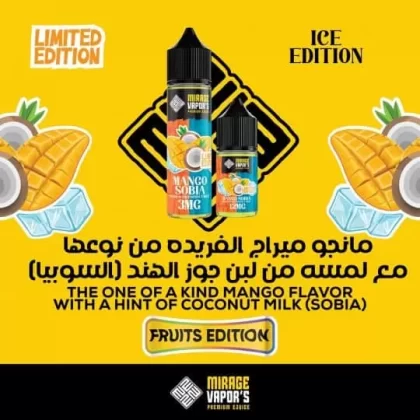 MIRAGE MANGO SOBIA LE MTL VAPE ELIQUID - Elegantvapestore