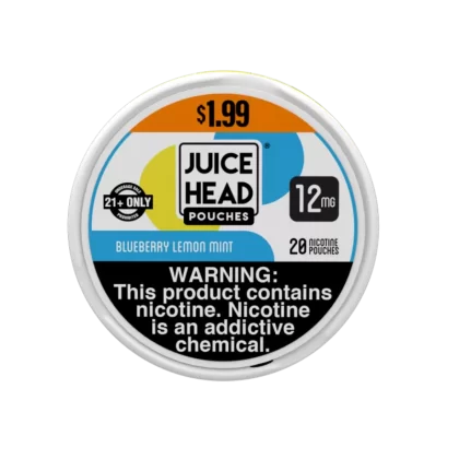 Juice Head Pouches 5pk PRE-PRICED (MSRP $1.99) - Raspberry Lemonade Mint / 6mg - Skullvaping