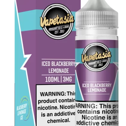 Vapetasia - ICED Blackberry Lemonade - 100ML E-Liquid - 3MG