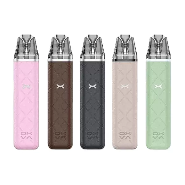 Oxva Xlim Go 30W Pod Vape Kit - Farbe#Schwarz>Dunkelbraun>Dunkelgrau>Hellbraun>Hellgrün>Rosa>Rot>Weiß (74D376)
