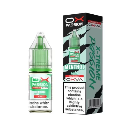 Menthol 10ml Nic Salt E-Liquid by OXVA Ox Passion - 5mg - Low Strength