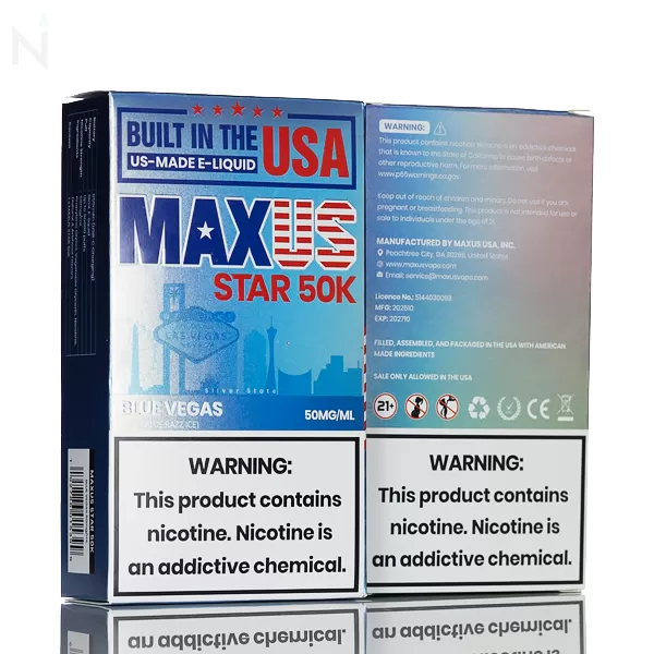 MAXUS Star 50K 50,000 Puffs Disposable Vape - Hawaii Nana (Banana Strawberry) - Image 3