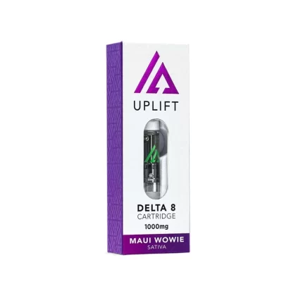 Uplift Delta 8 Cartridge – 1000mg - Strain#Maui Wowie>Strawnana>Watermelon Crush>Berry Gelato>Sunset Sherbet