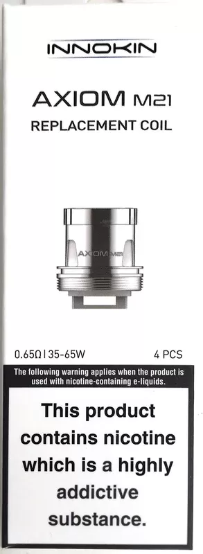 Innokin Axiom M21 0.65 Ohm Coils – Precision Crafted for Rich Flavour & Dense Clouds (4-Pack)