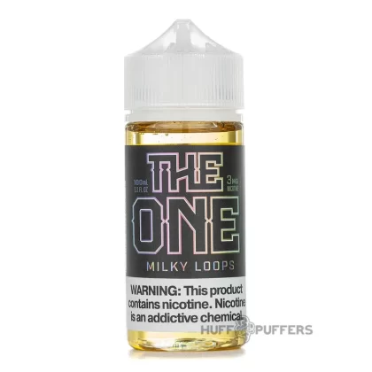 The One – Milky Loops 100mL - Nicotine Strength#0mg>3mg>6mg