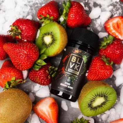 ICED BERRY KIWI – BLVK PINK SERIES – BLVK RESERVE – 100ML - Vapebar Pk