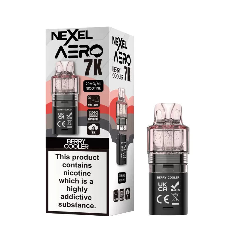 Nexel Aero 7K Puffs Prefilled Pods - Berry Cooler